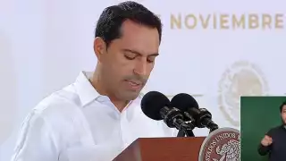 Mauricio Vila agradeció a Andrés Manuel López Obrador por el apoyo que ha brindado a Yucatán durante su mandato
