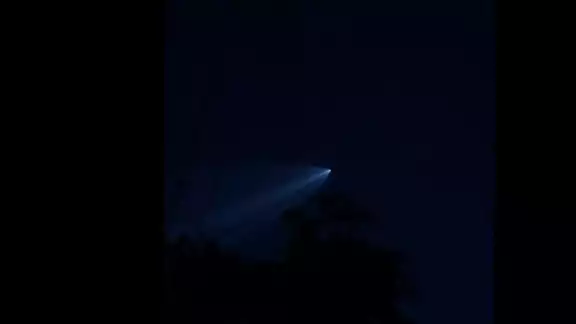 Muchas personas creyeron que se trataba de un Ovni sobrevolando Mérida