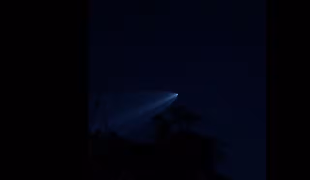 Muchas personas creyeron que se trataba de un Ovni sobrevolando Mérida