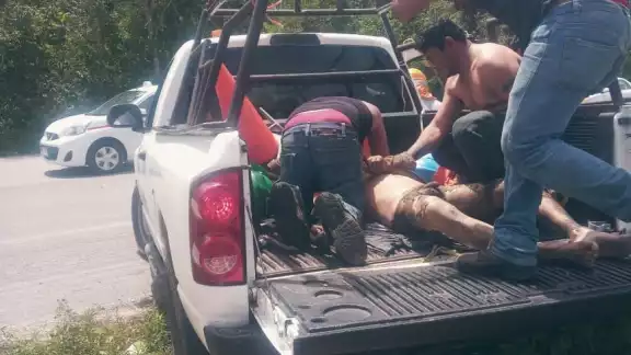 La víctima fue identificada como Elías V. G La víctima fue identificada como Elías V. G