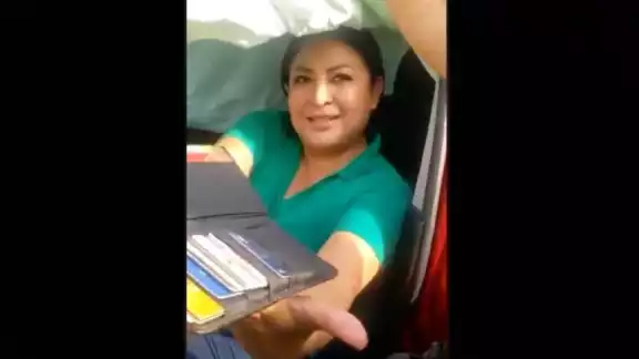 La mujer afirmó no conocer dónde estaba Foto: Captura de pantalla