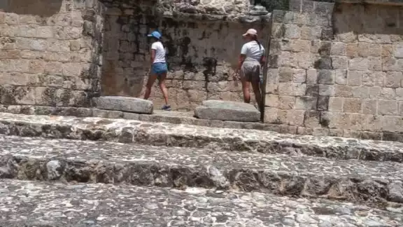 Con el cierre por la contingencia sanitaria, muchas personas se quedaron sin apreciar la arquitectura maya de la zona Con el cierre por la contingencia sanitaria, muchas personas se quedaron sin apreciar la arquitectura maya de la zona