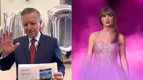 Ministro Zaldívar recibe boletos para concierto de Taylor Swift