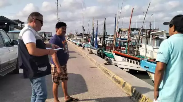 Esta semana dio inicio el registro de embarcaciones de un refugio pesquero, para tener más control