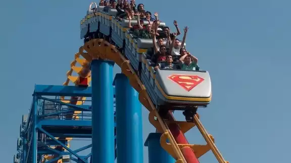 Superman de Six Flags México Superman de Six Flags México
