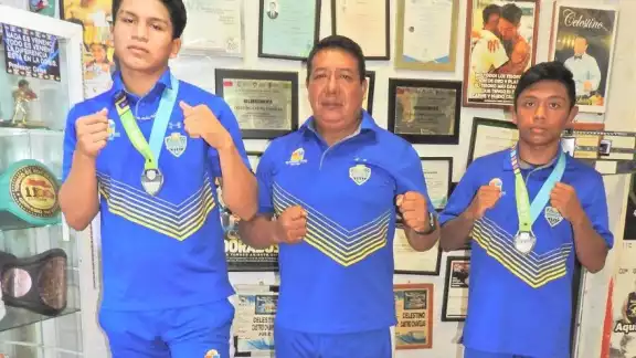 en el marco de un tope deportivo que contó con la participación de 35 pugilistas de tres escuelas de Benito Juárez