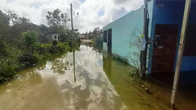 Estas zonas bajas, los habitantes sufren afectaciones desde el paso del Huracán Wilma.