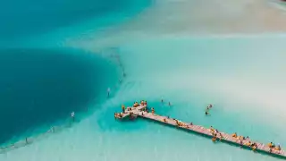 Kaan Luum es uno de los cientos de cenotes abiertos que embellecen el estado de Quintana Roo