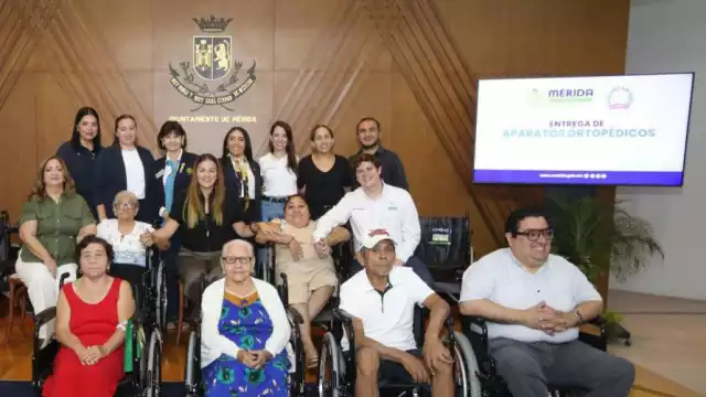 Para María del Socorro, Wilma, Juan Manuel, Romualdo y Eduviges este aparato ortopédico representa gran ayuda para su movilidad.