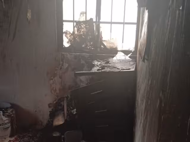 Solamente se registraron daños materiales en el incendio en Ciudad Caucel
