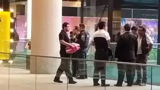 Paramédicos y policías llegaron a brindar apoyo