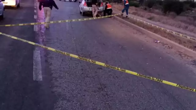 La Secretaría de Seguridad Pública de San Luis Potosí ayudaron a varios automovilistas afectados por ponchallantas tirados en la carretera