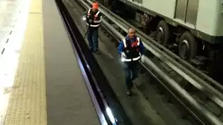 Los trabajos para la recuperación de los cuerpos causó el retraso de los vagones en diversas estaciones