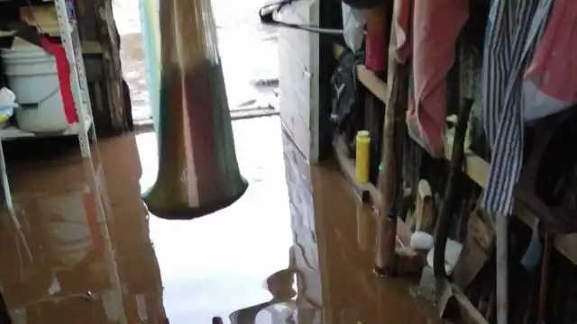 Más de 160 casas de asentamiento al Sur de Mérida se inundaron