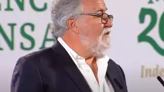 Alejandro Encinas, en la conferencia matutina