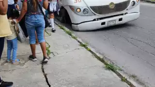 Ninguno de los pasajeros resultó herido