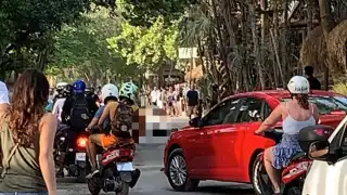 El hombre, en principio contaba con signos vitales