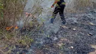El incendio ocurrió cerca de una gasolinera de Buctzotz