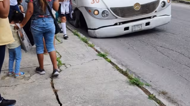 Ninguno de los pasajeros resultó herido