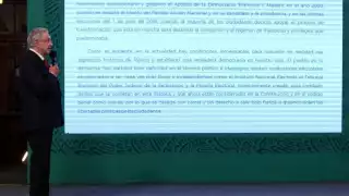 "25 gobernadores, incluida la jefa de Gobierno, son los que han manifestado su adhesión al acuerdo en favor de la democracia" señaló