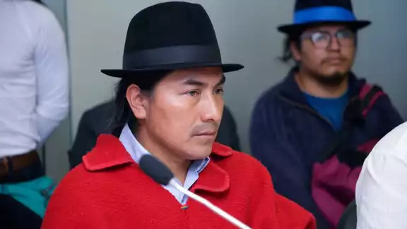 El líder de la Confederación de Nacionalidades Indígenas de Ecuador fue detenido tras las protestas que se realizan en provincias de aquel país El líder de la Confederación de Nacionalidades Indígenas de Ecuador fue detenido tras las protestas que se realizan en provincias de aquel país