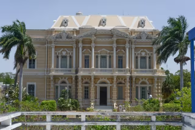 El Palacio de Cantón en uno de los museos más visitados de la Península de Yucatán, sólo por debajo del Museo Maya de Cancún