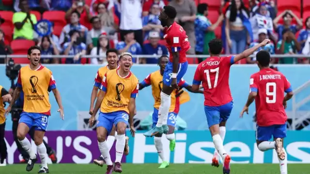 Costa Rica venció por la mínima a Japón en Qatar 2022