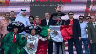 Marcelo Ebrard se prepara para el mundial de 2026 en México desde Qatar