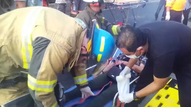 El choque entre dos camiones ocurrió en la carretera Guadalajara-Chapala, justo a la altura de la curva del Tapatío, en Jalisco