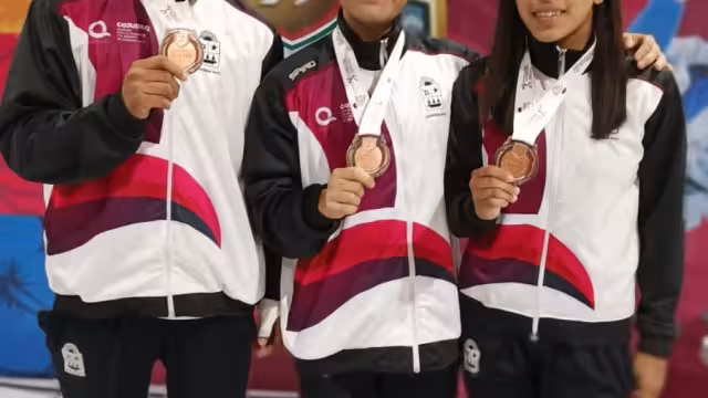 La gladiadora cancunense Paola Vargas, quien pertenece y entrena en el CEDAR en Cancún