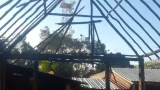 Incendio de una casa de huano en Dziuché moviliza a bomberos