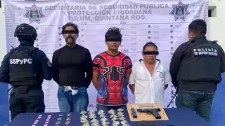 Identifican  como narcomenudistas a hombres detenidos durante recorrido del presidente municipal de Tulum 