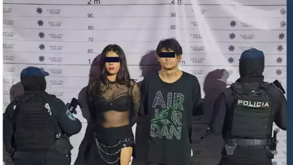 Los detenidos fueron identificados como Josué N y Sofía N ambos originarios de Guadalajara Los detenidos fueron identificados como Josué N y Sofía N ambos originarios de Guadalajara