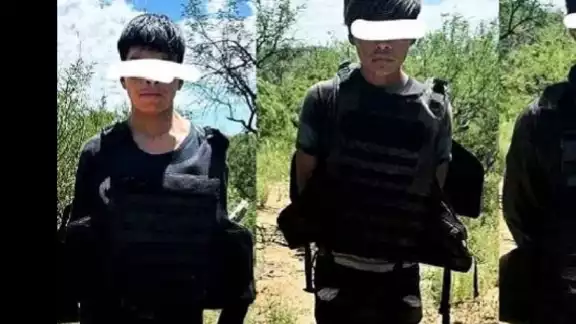 En Sonora fueron detenidos 7 menores de edad; presuntamente serían sicarios En Sonora fueron detenidos 7 menores de edad; presuntamente serían sicarios