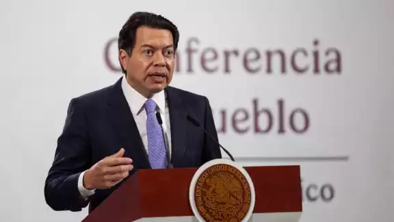 Mario Delgado Carrillo, titular de la Secretaría de Educación Pública Mario Delgado Carrillo, titular de la Secretaría de Educación Pública