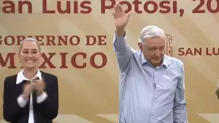 AMLO encabeza en San Luis Potosí el “Balance económico sobre desarrollo industrial y T-MEC”: EN VIVO