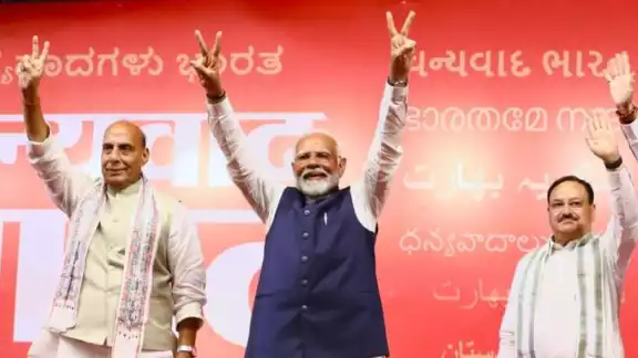 Narendra Modi proclamó su victoria en las elecciones en la India Narendra Modi proclamó su victoria en las elecciones en la India