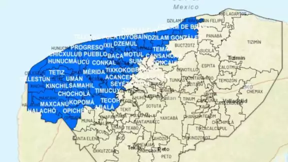 Esta sería la región en alerta azul por el potencial Ciclón Tropical Uno Esta sería la región en alerta azul por el potencial Ciclón Tropical Uno