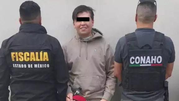Fofo Márquez al momento de su captura en Naucalpan Fofo Márquez al momento de su captura en Naucalpan