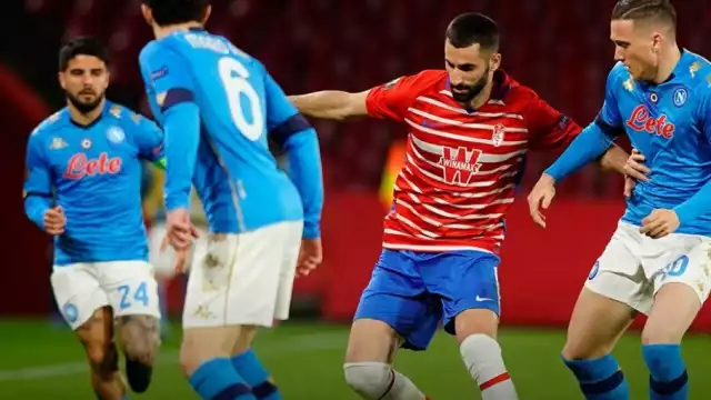 Napoli y Granada disputan el partido de vuelta de los dieciseisavos de final de la Europa League