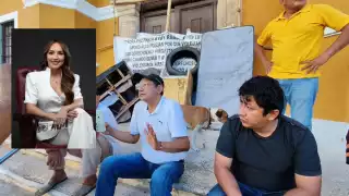Bloqueo palacio municipal de Campeche:  Qué piden los extrabajadores a la alcaldesa
