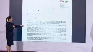 Presidenta Sheinbaum responde a Google por cambio de nombre del Golfo de México en Maps