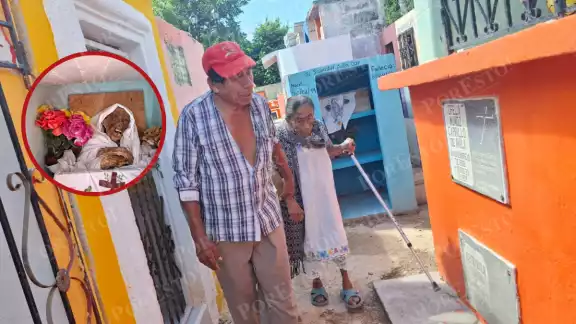 Doña Rosa inicia rituales en el camposanto: “Ya no hay tiempo para todo”