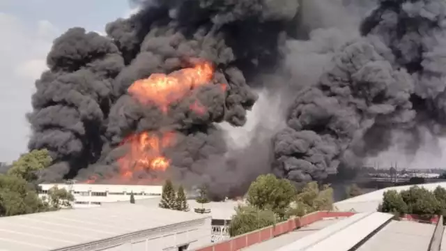 Así luce el incendio en Ecatepec, Estado de México