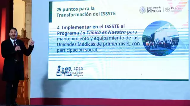 Martí Batres Guadarrama, director del ISSSTE, detalló la implementación del programa 'La clínica es nuestra'