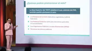 Elección judicial 2025: Rosa Icela Rodríguez detalla reglas para promover el voto sin violaciones electorales
