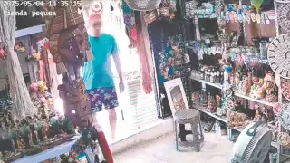 Comerciante de artesanías en Puerto Morelos denuncia a extranjero por hostigamiento: VIDEO 
