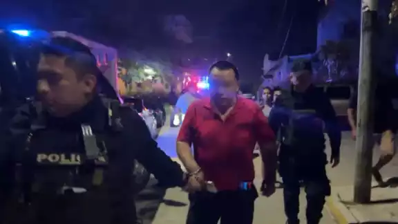 El detenido aparentemente es familiar del presunto responsable del accidente El detenido aparentemente es familiar del presunto responsable del accidente