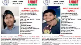 Reportan la desaparición de dos hermanos de 9 y 14 años en Cancún; activan fichas de búsqueda