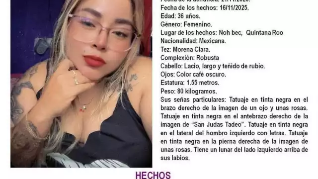 Además de la joven, otras tres personas fueron "levantadas"; dos fueron localizados sin vida